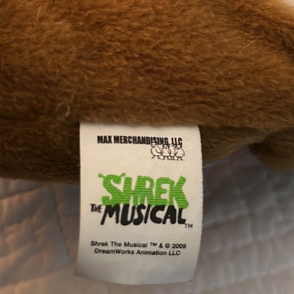 The Gingerbread Man from Shrek the Musical 2009 good condition hand puppet cute - Picture 10 of 11